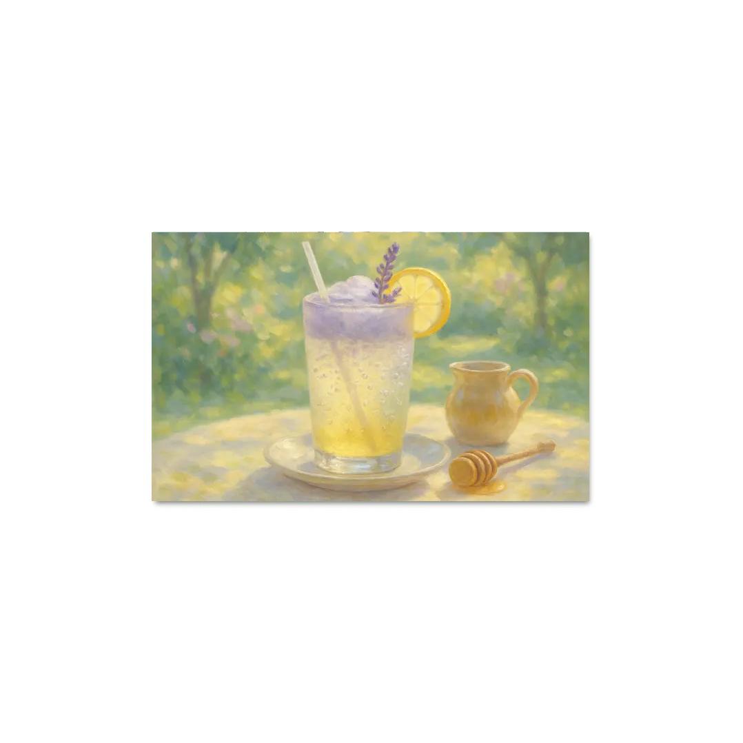 Lavender Honey Lemon Fizz oil paintings frame