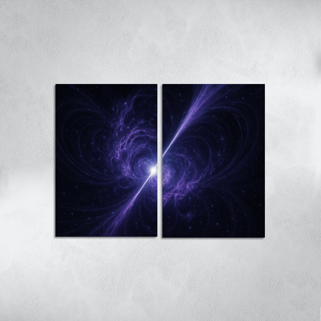 Whispering Jets Of A Magnetar Wind Nebula framed paintings