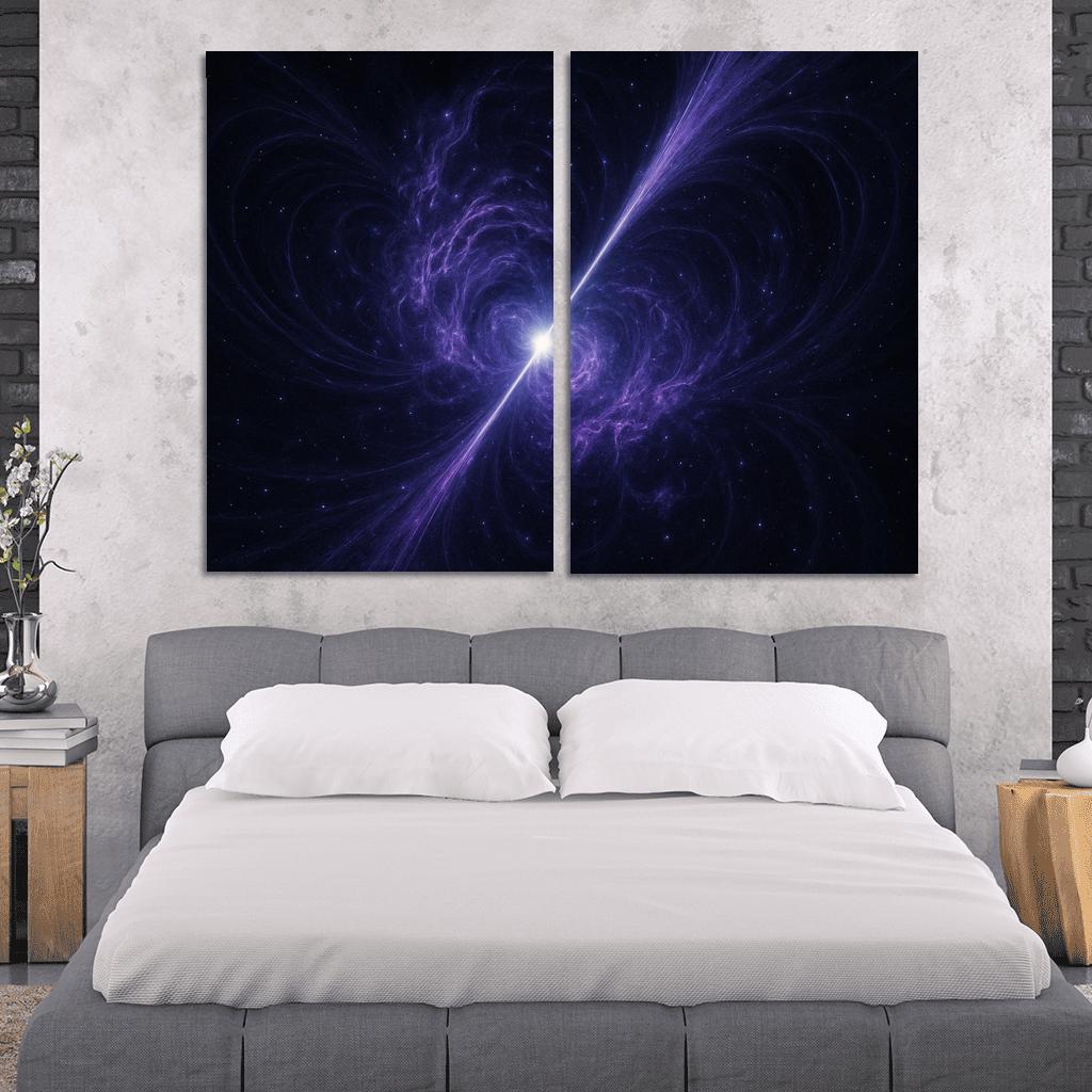 Whispering Jets Of A Magnetar Wind Nebula framed paintings