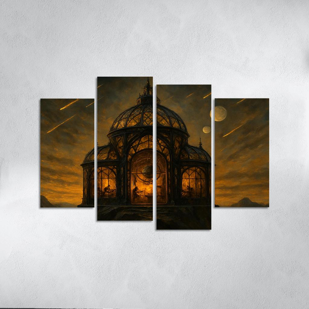 Glassforge Observatory abstract paintings frame