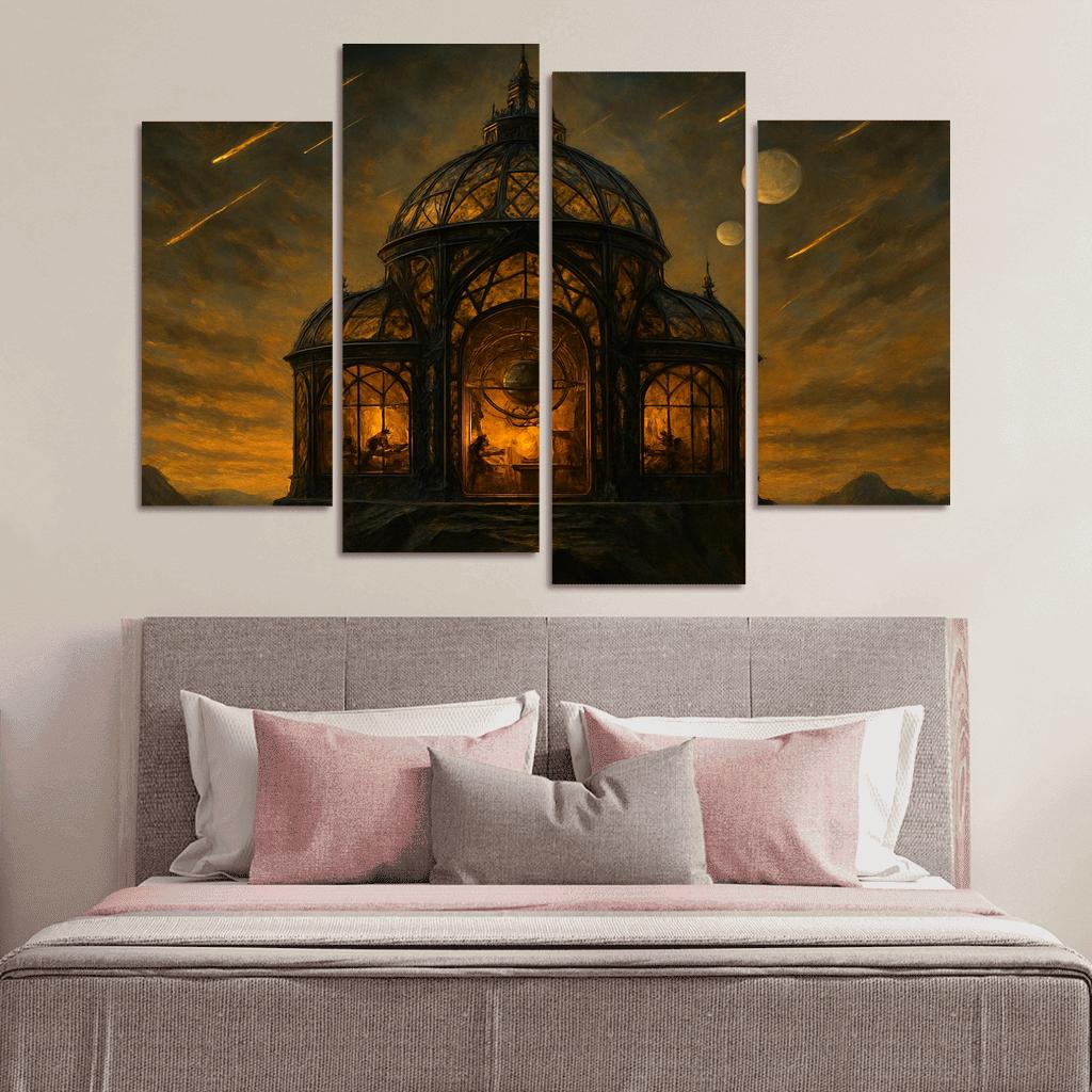 Glassforge Observatory abstract paintings frame