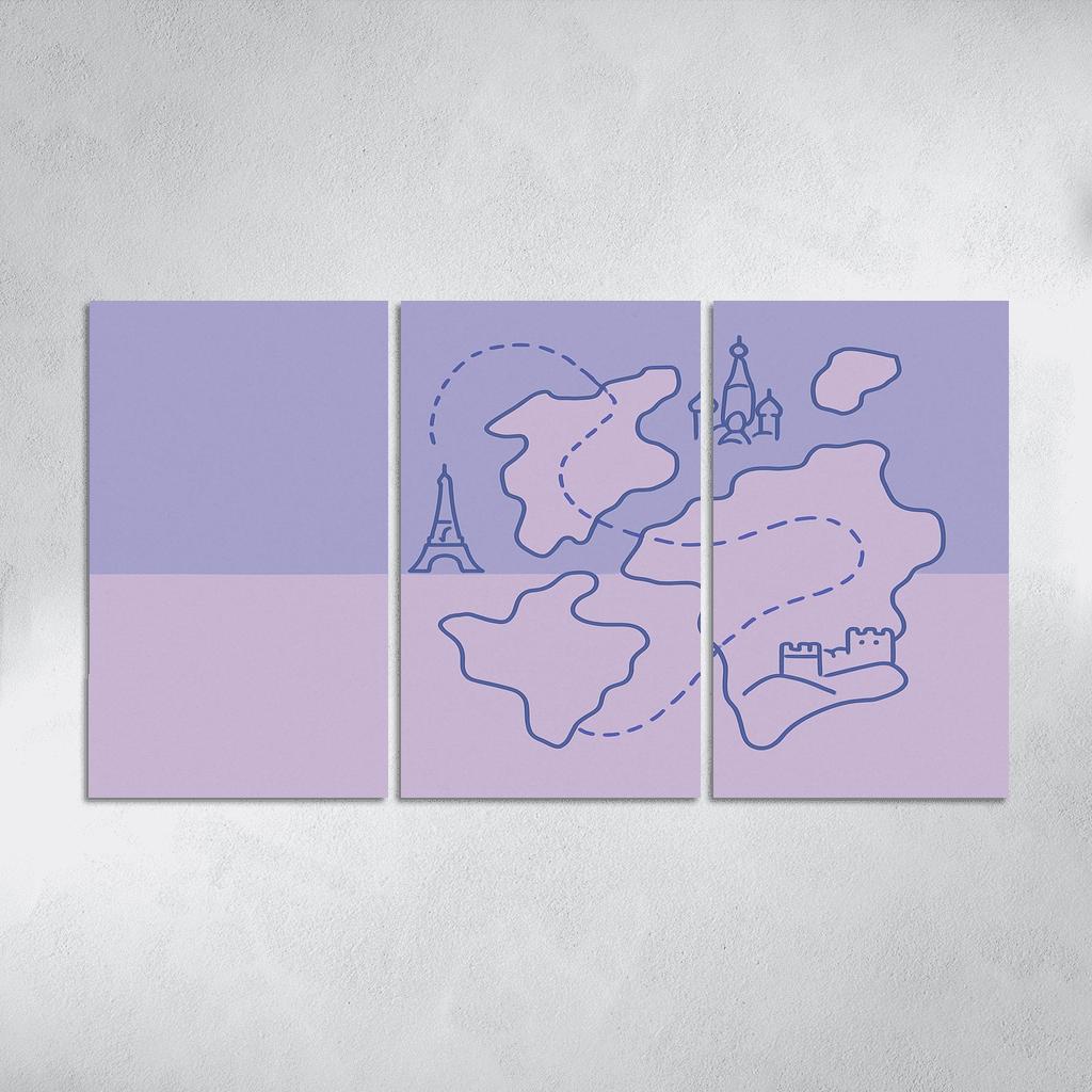 Passport Of Floating Landforms custom paintings frame