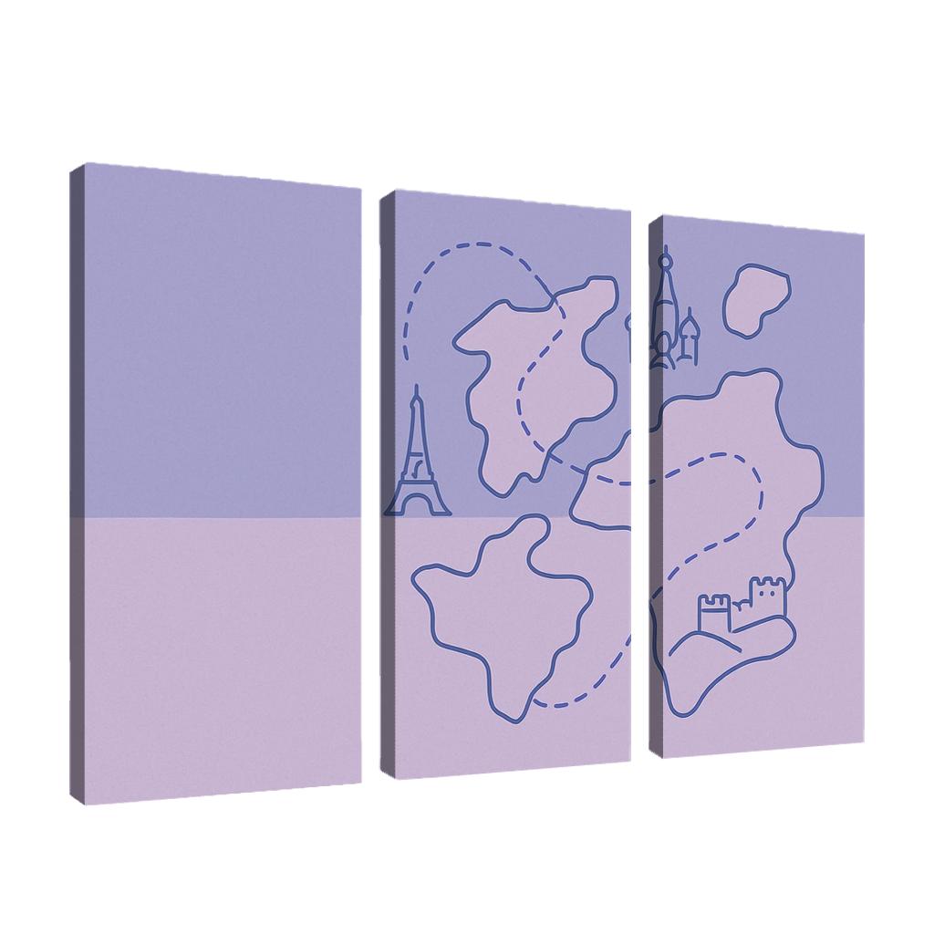 Passport Of Floating Landforms custom paintings frame