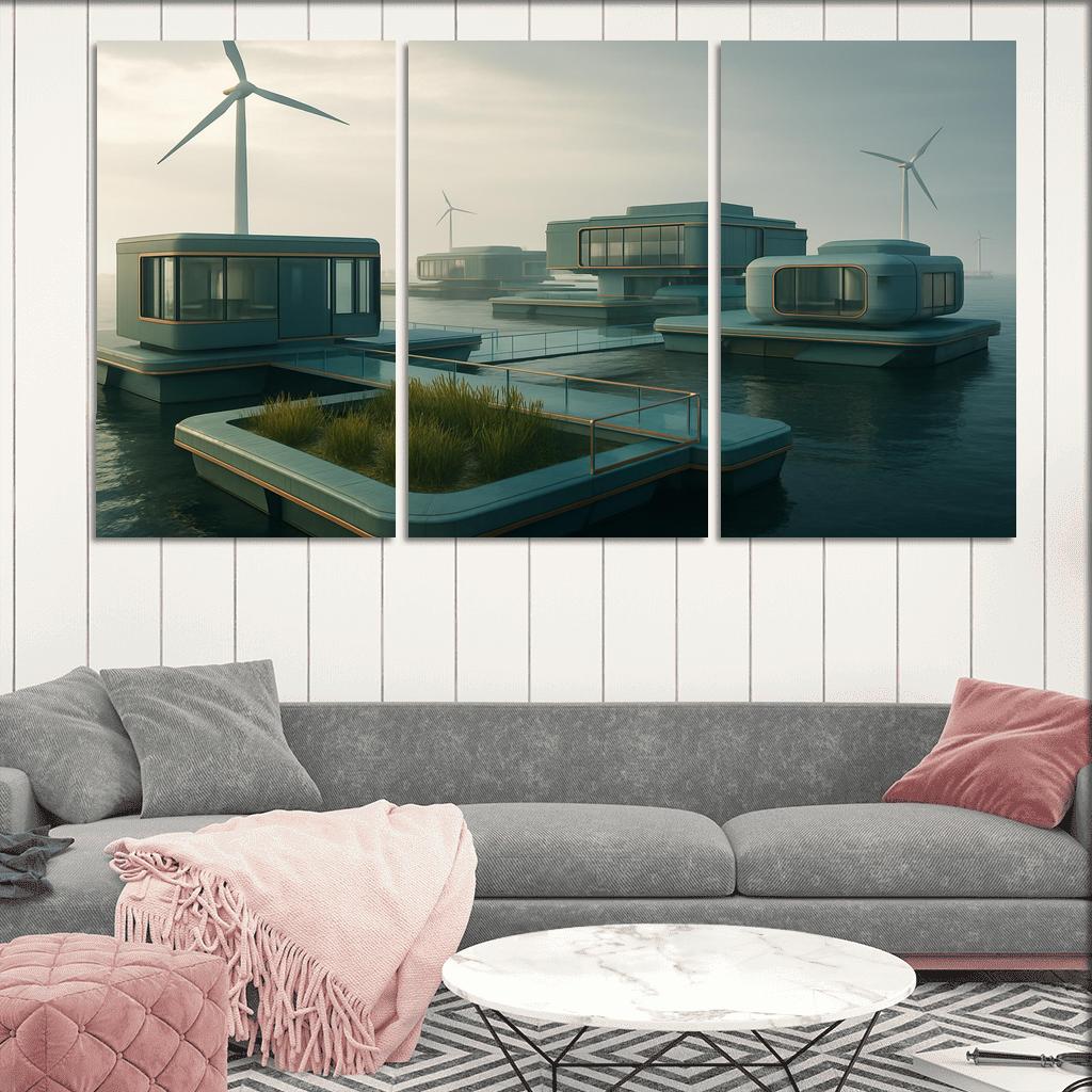 Amphibious Living Lab wall art