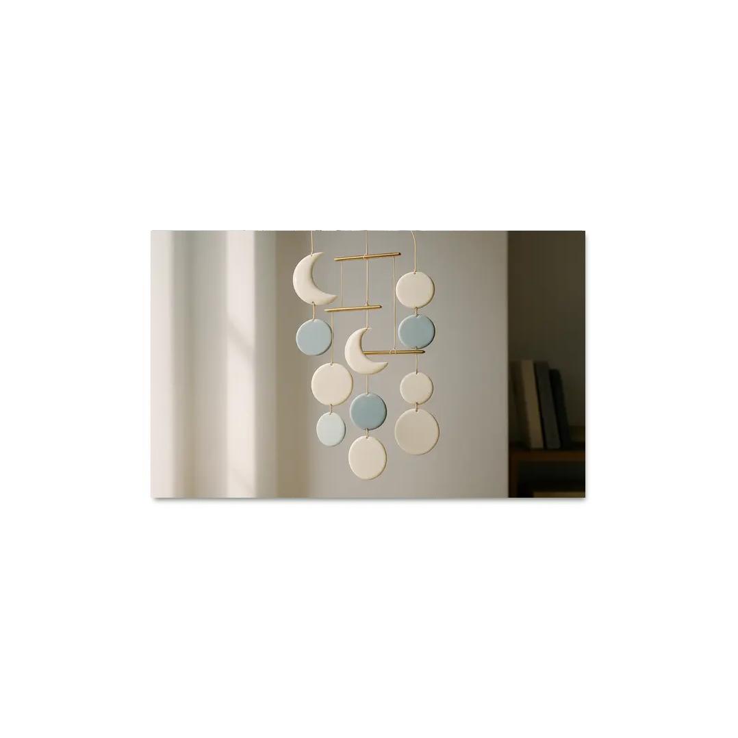 Porcelain Moonlight Mobile decor