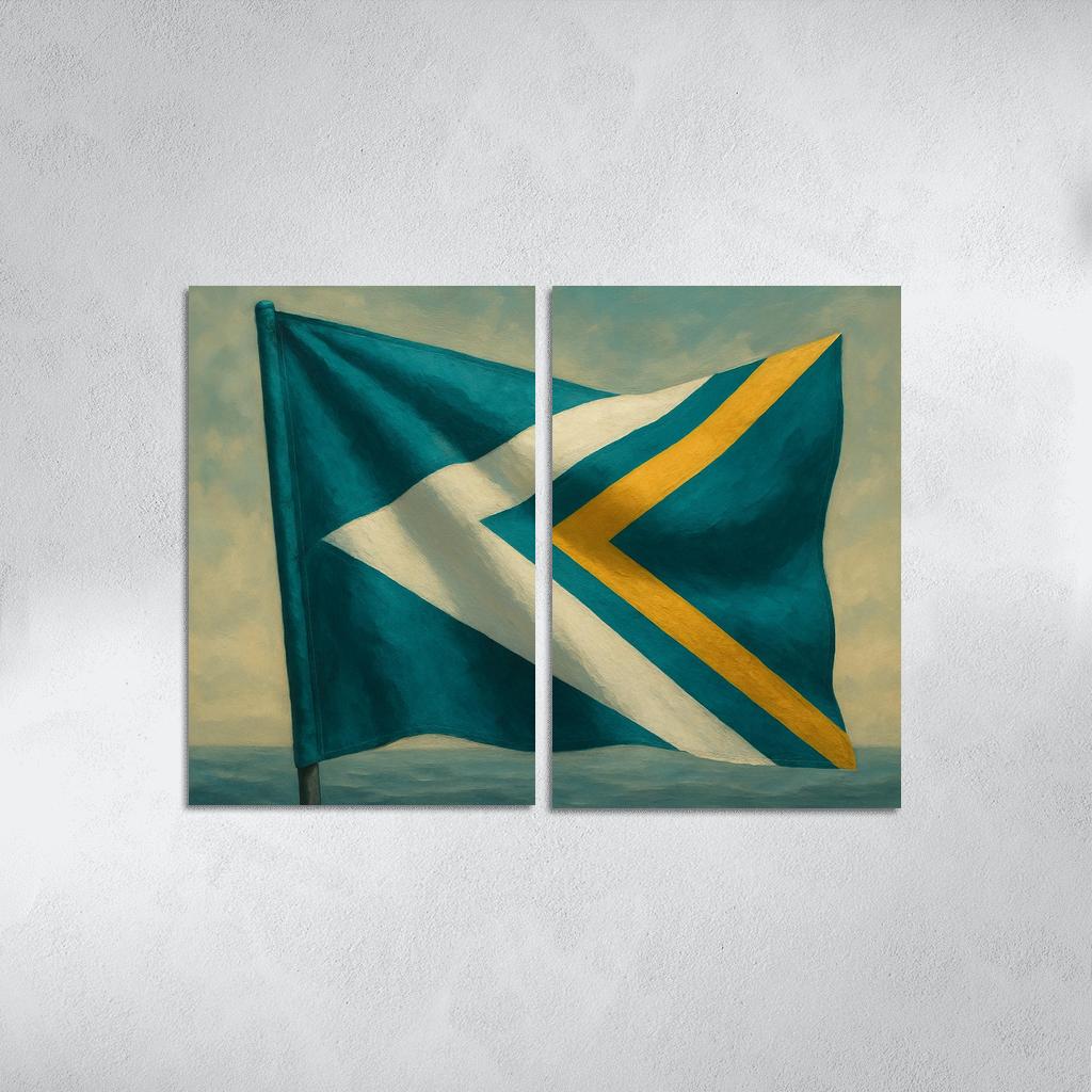 Auroral Maritime Signal canvas paintings frame