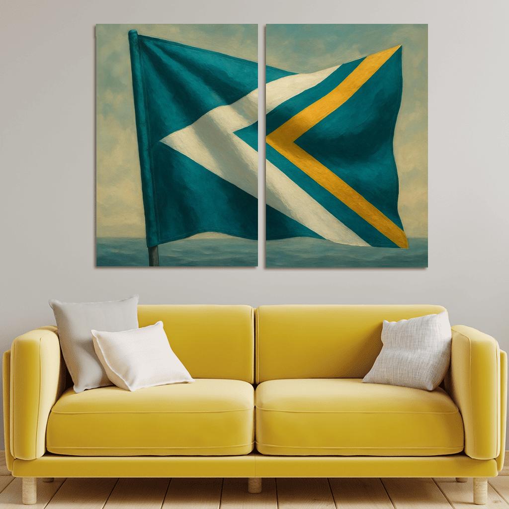 Auroral Maritime Signal canvas paintings frame