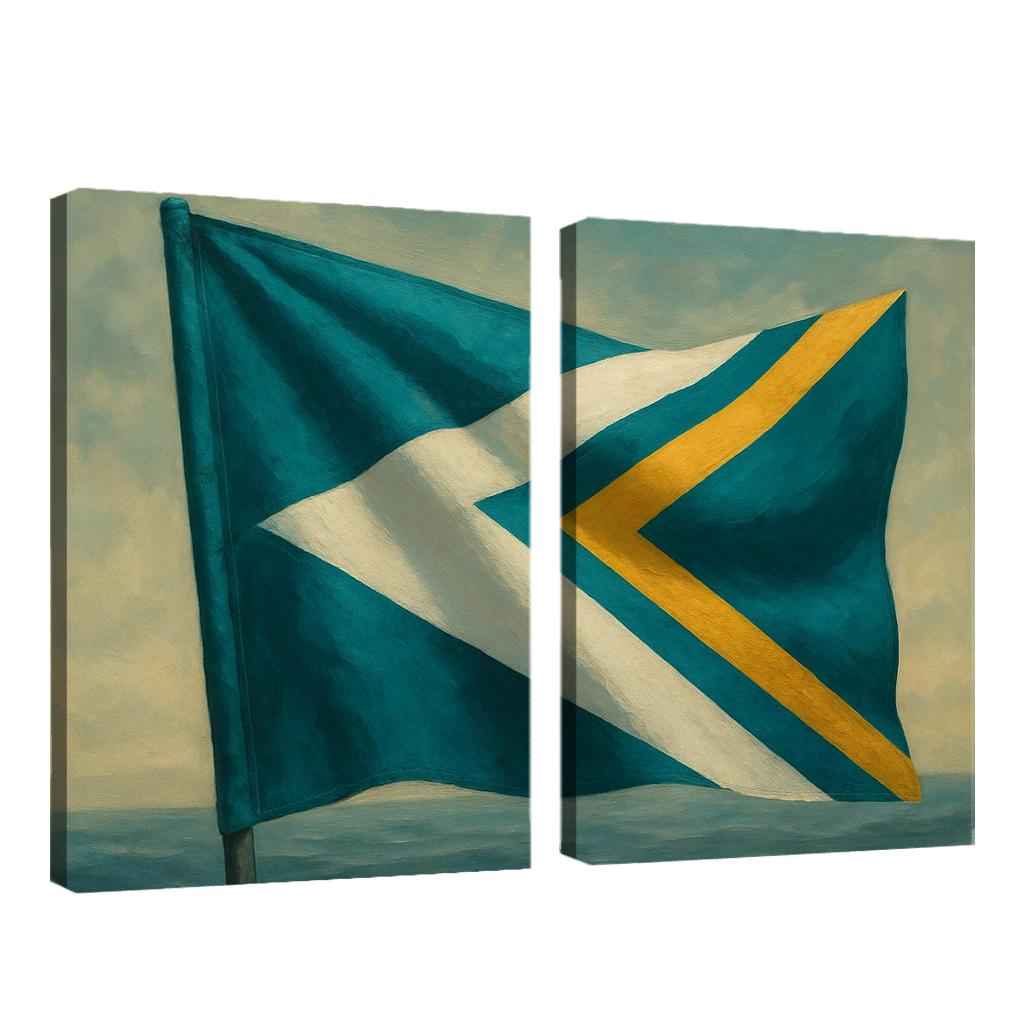 Auroral Maritime Signal canvas paintings frame