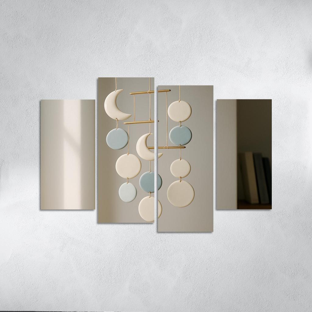 Porcelain Moonlight Mobile decor