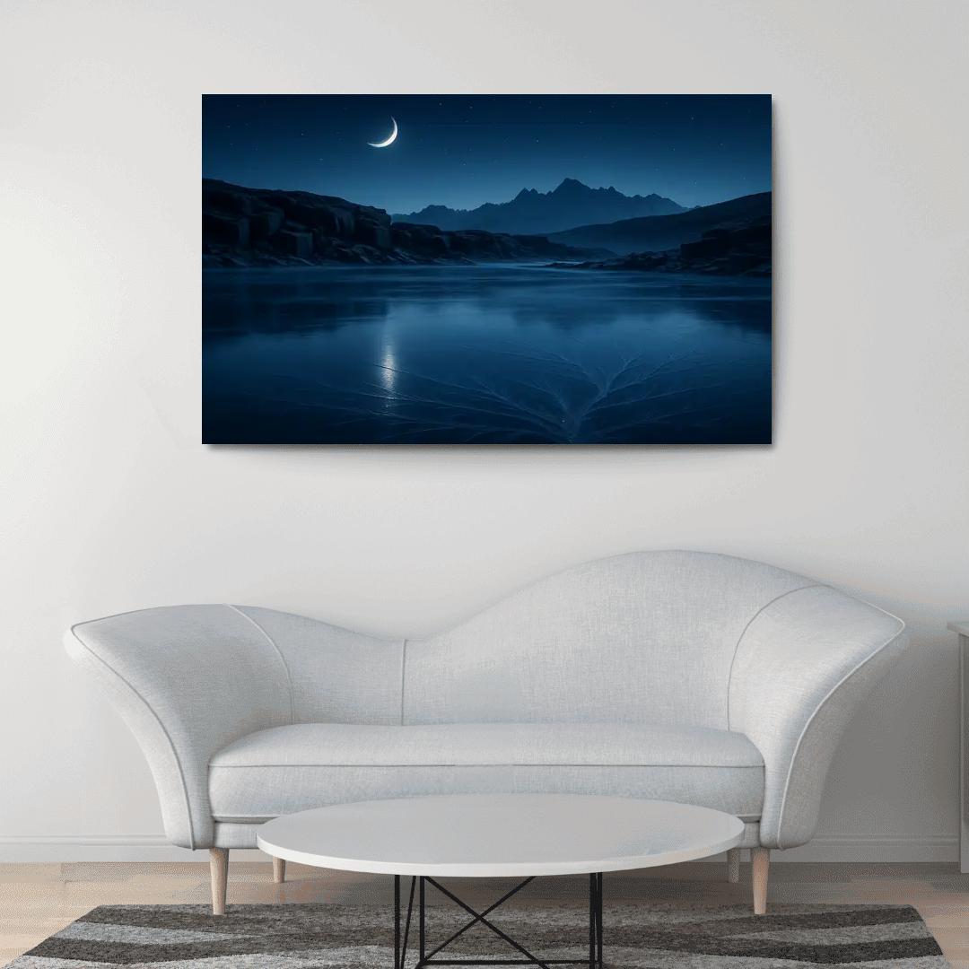 Moonlit Glass Plateau home decor
