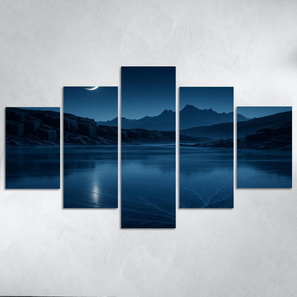 Moonlit Glass Plateau home decor