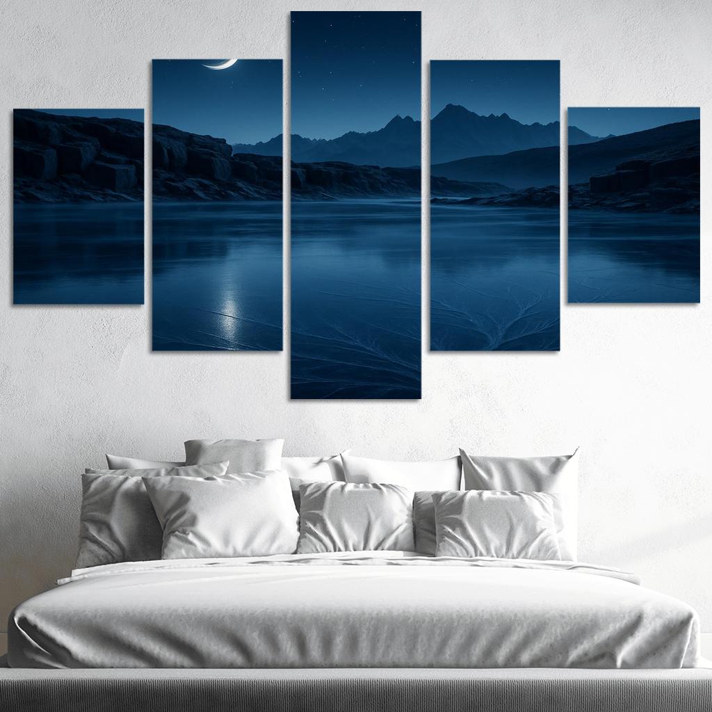Moonlit Glass Plateau home decor