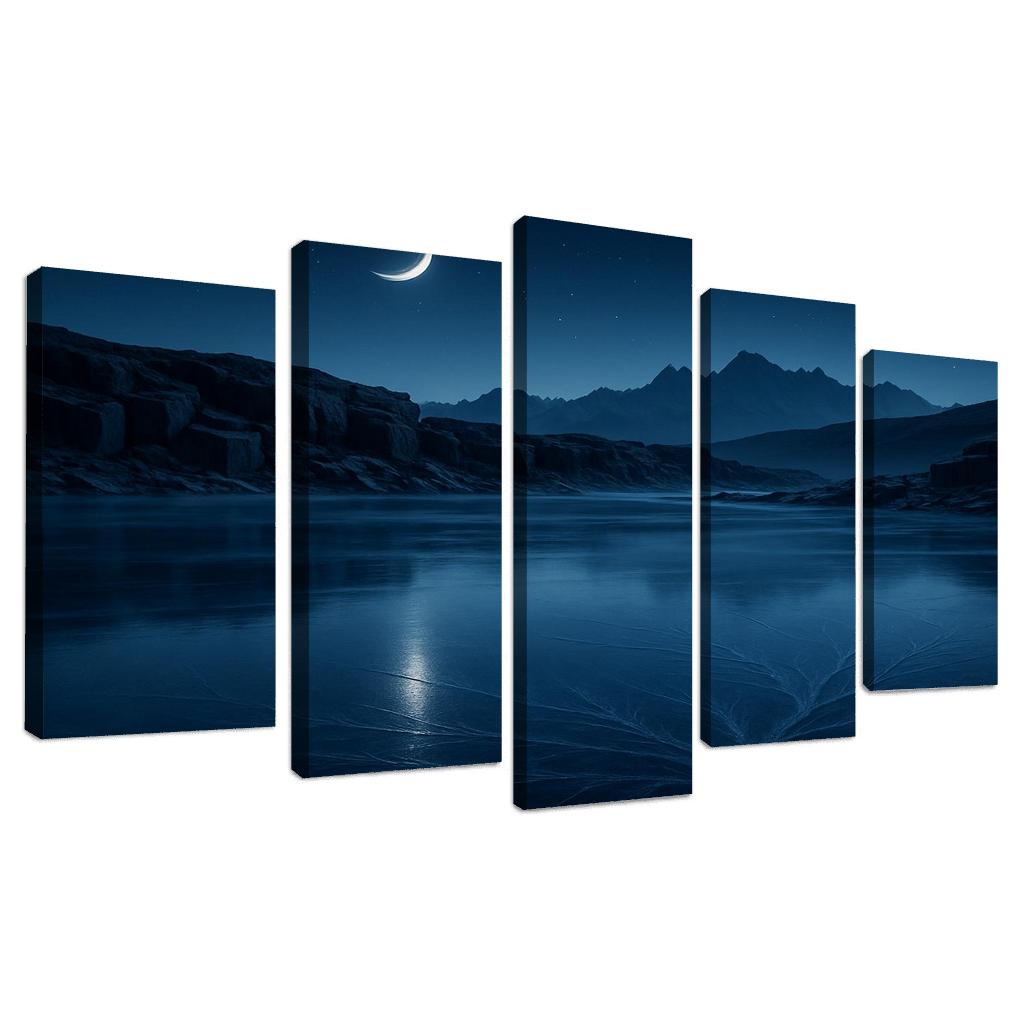 Moonlit Glass Plateau home decor