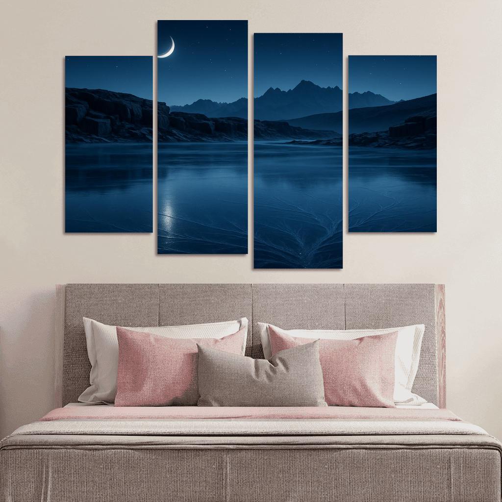 Moonlit Glass Plateau home decor