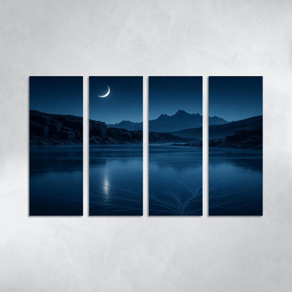 Moonlit Glass Plateau home decor