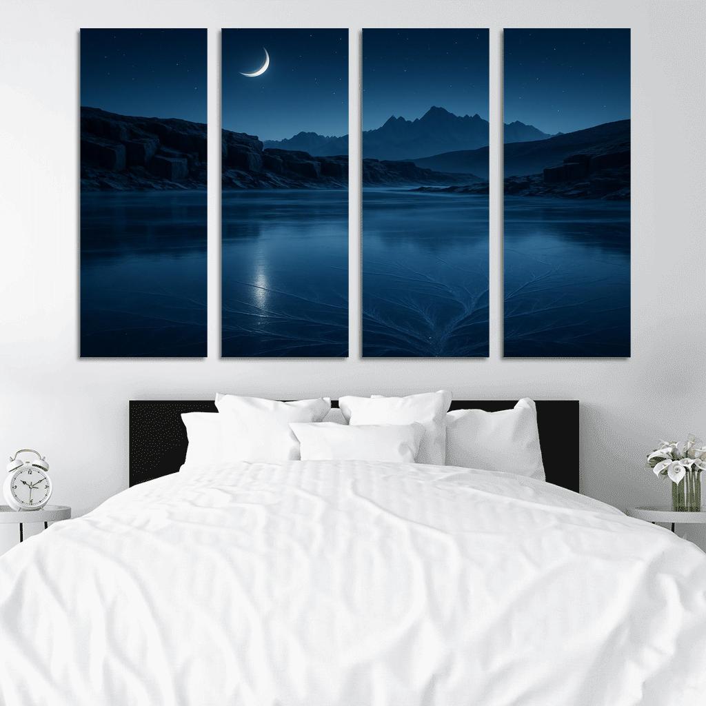 Moonlit Glass Plateau home decor