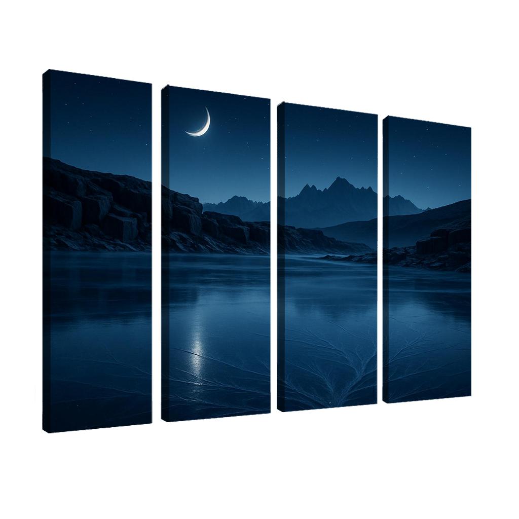 Moonlit Glass Plateau home decor
