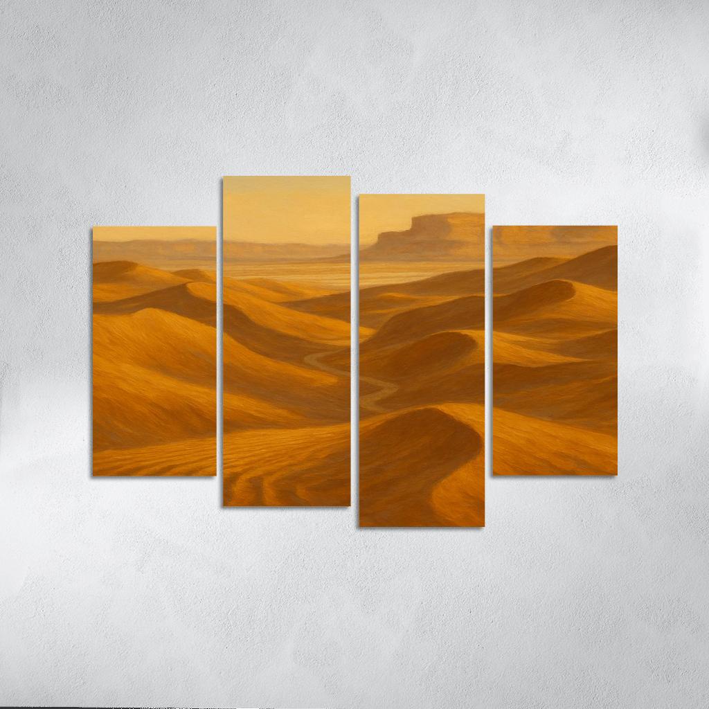 Amber Dune Passage canvas paintings frame
