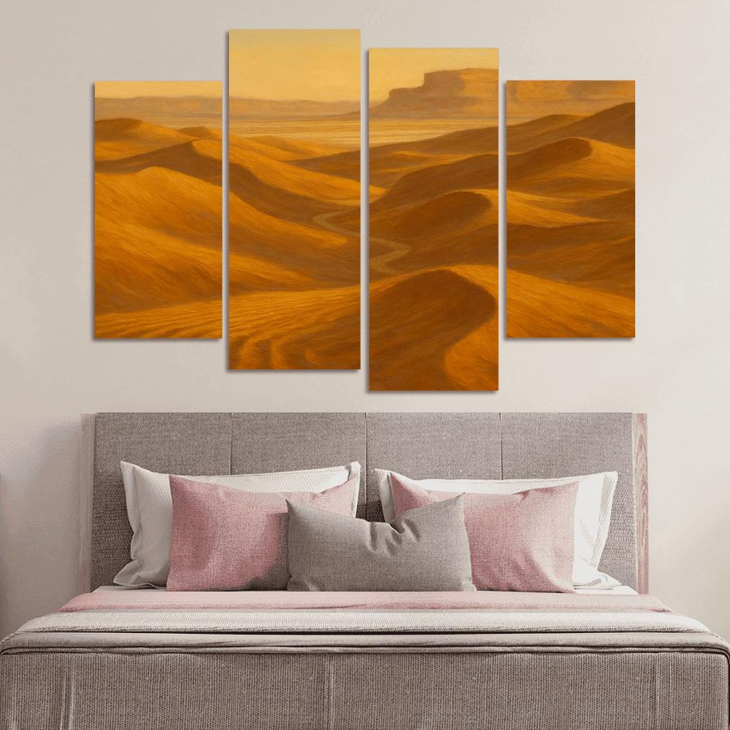Amber Dune Passage canvas paintings frame