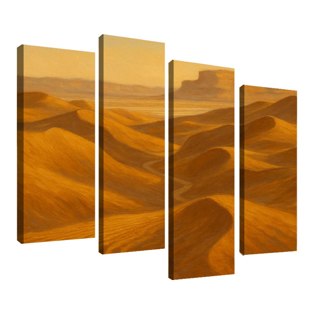 Amber Dune Passage canvas paintings frame