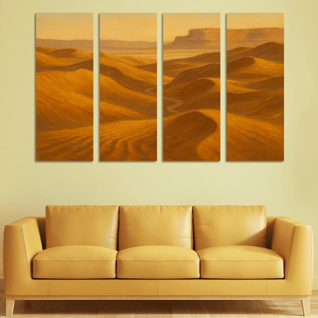 Amber Dune Passage canvas paintings frame