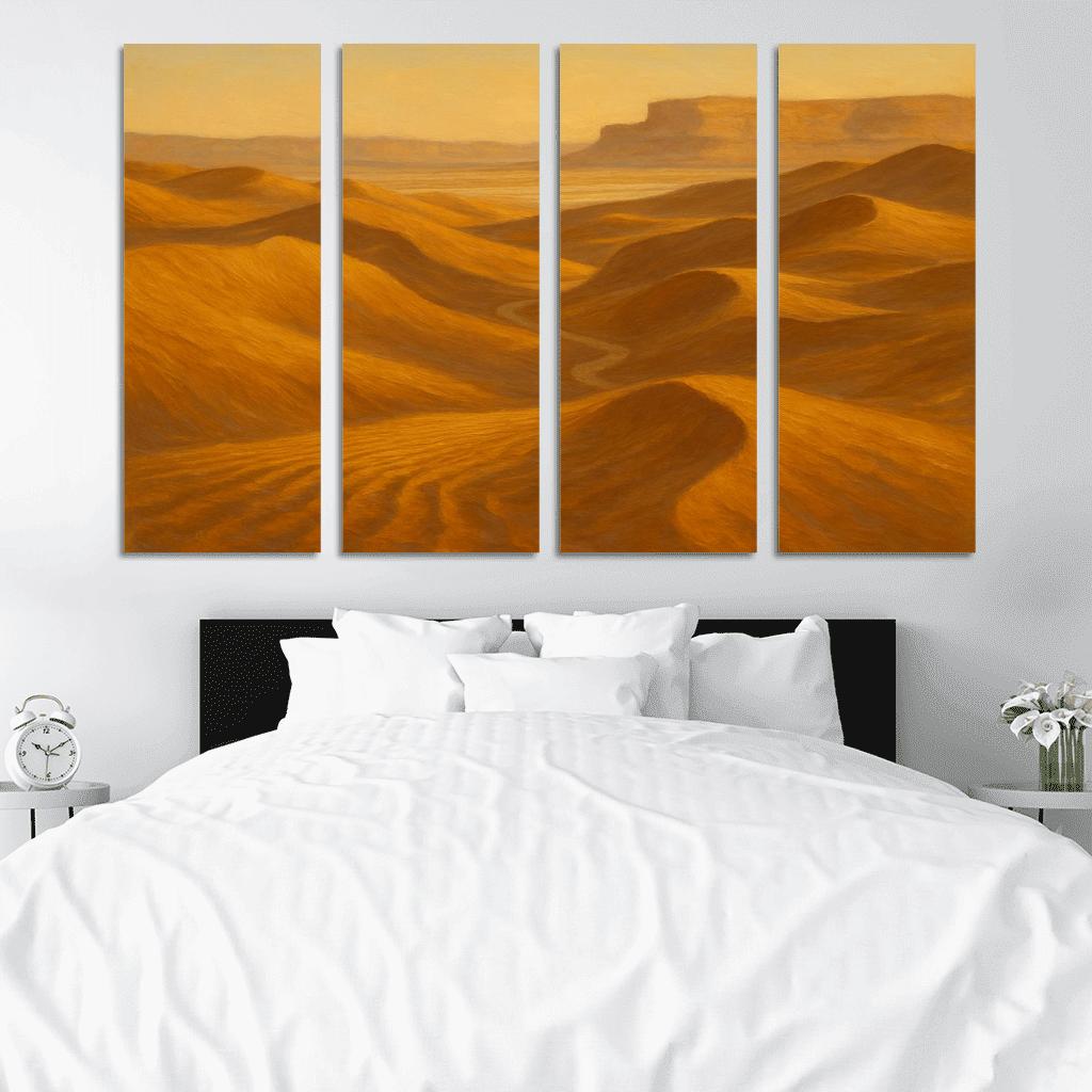 Amber Dune Passage canvas paintings frame