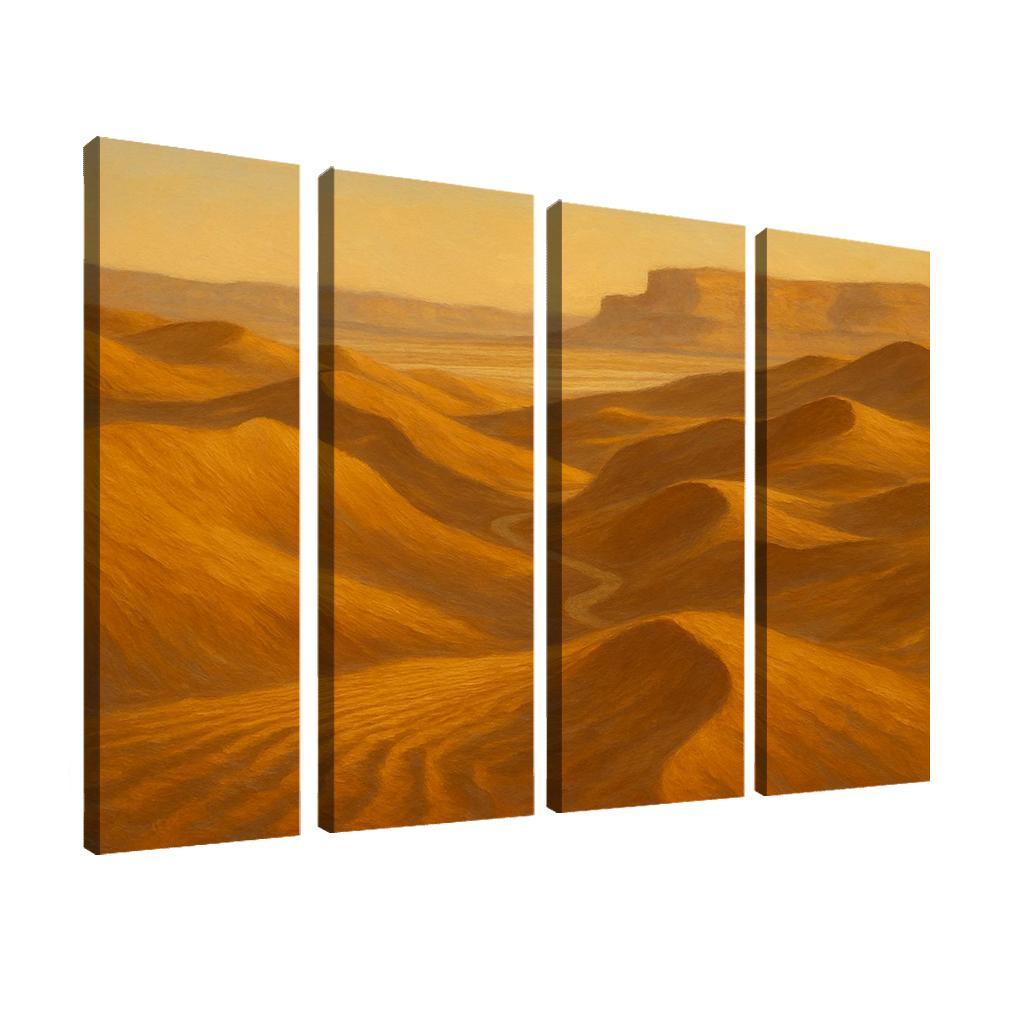 Amber Dune Passage canvas paintings frame