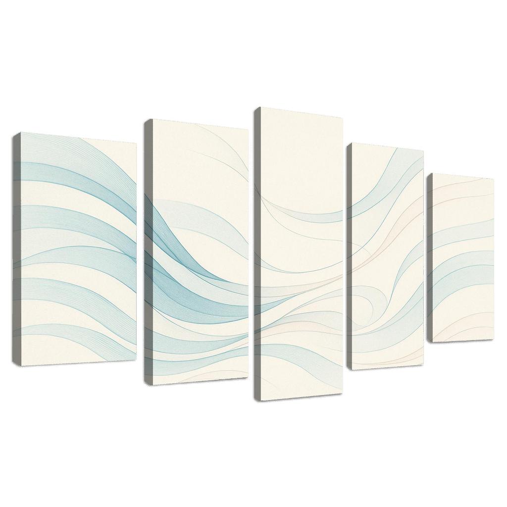 Whispering Lines oil paintings frame