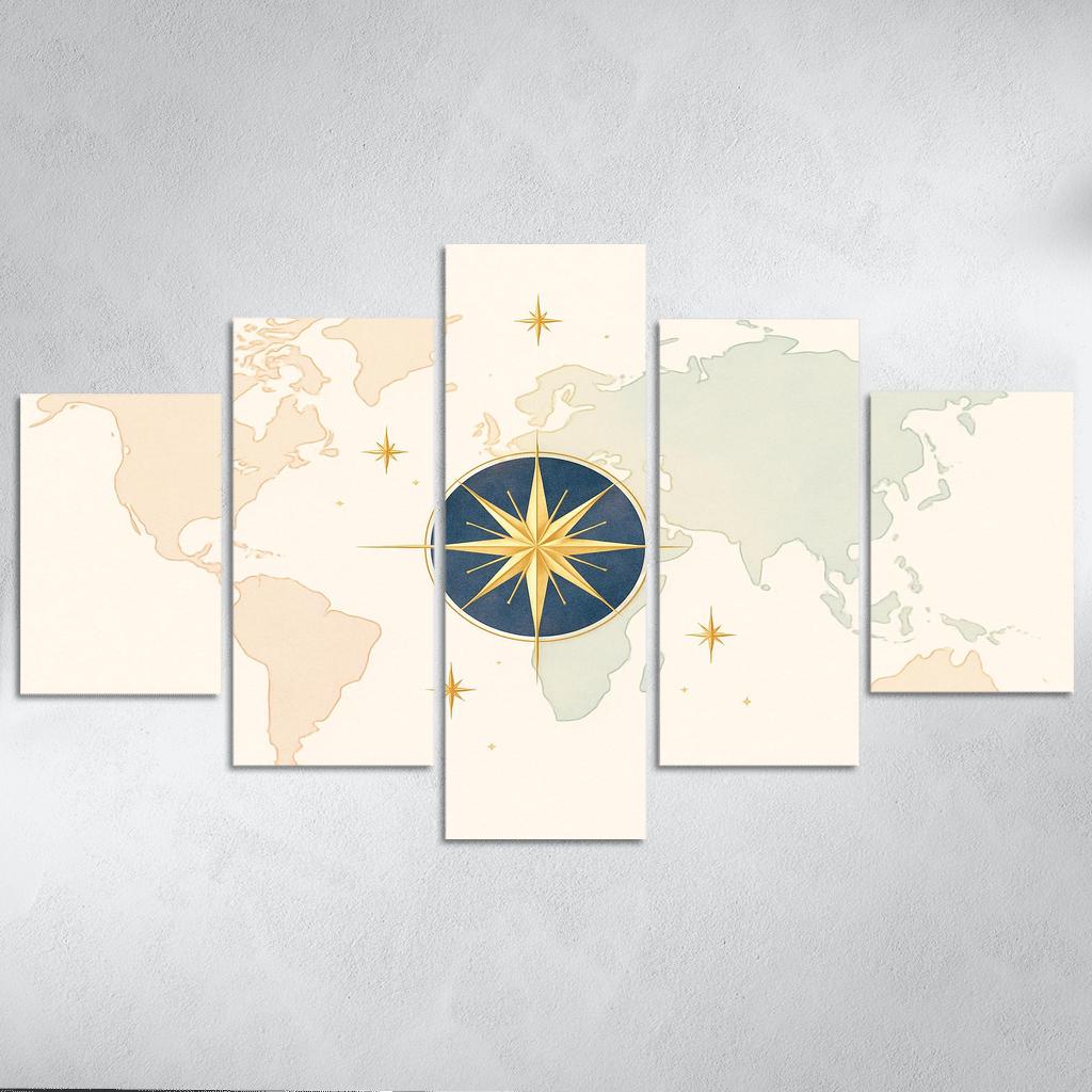 Celestial Compass modern paintings frame