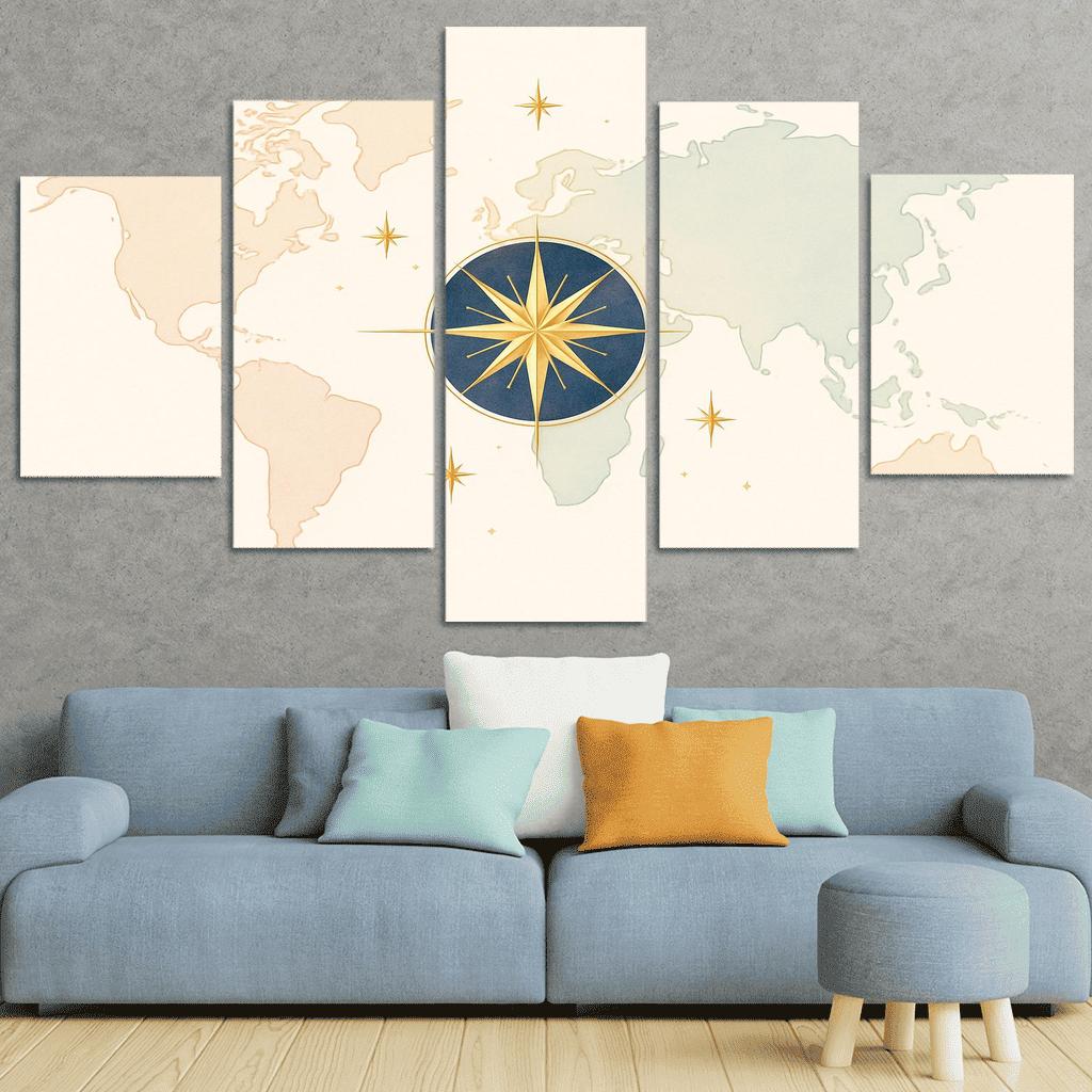 Celestial Compass modern paintings frame