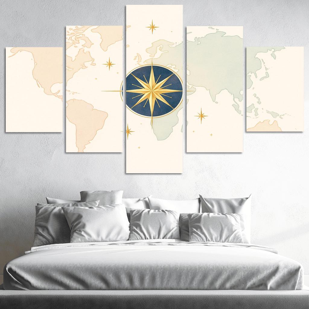 Celestial Compass modern paintings frame
