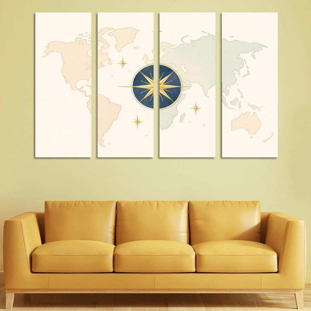 Celestial Compass modern paintings frame