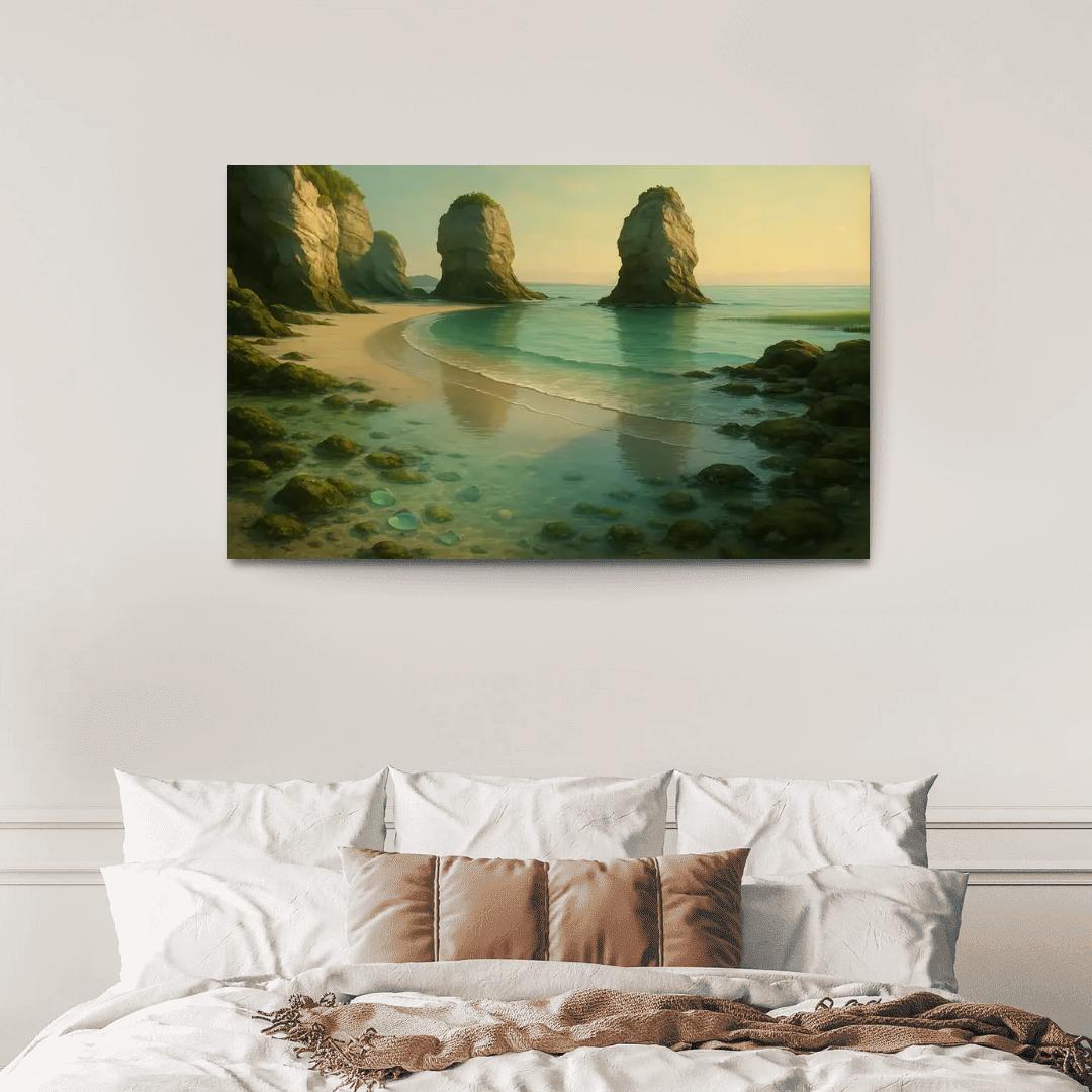 Hidden Glass Bay canvas paintings frame