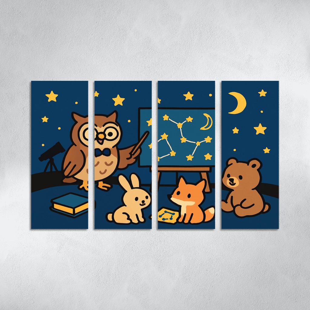 Stargazing Owl Academy decor