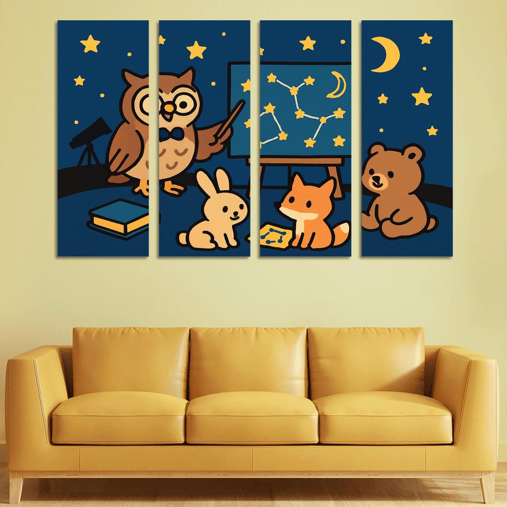 Stargazing Owl Academy decor