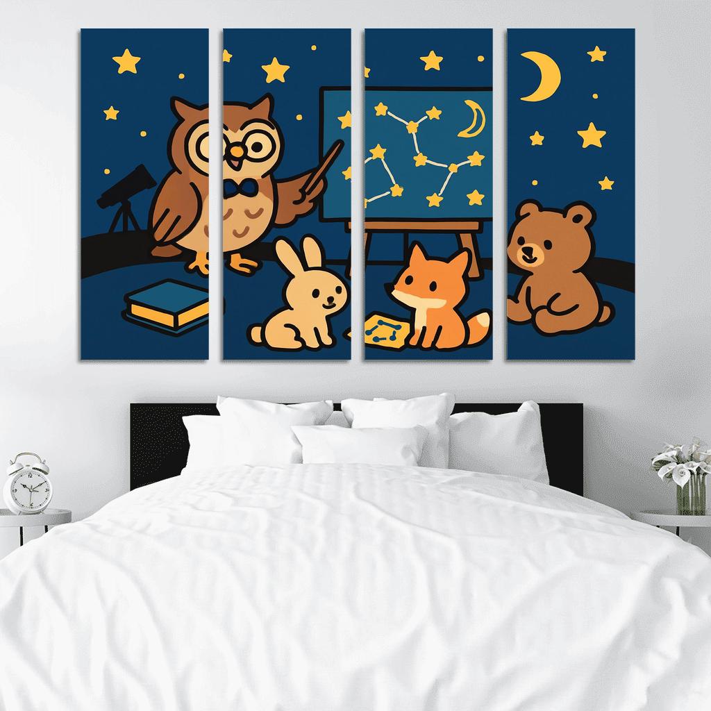 Stargazing Owl Academy decor