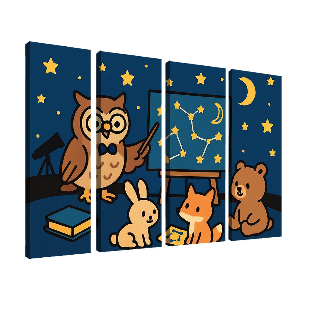 Stargazing Owl Academy decor