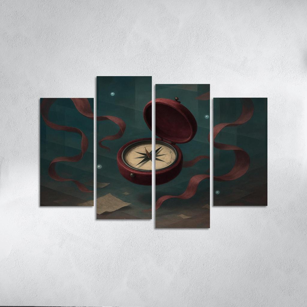 Velvet Compass Of Solitude abstract paintings frame