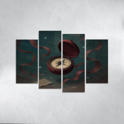 Velvet Compass Of Solitude abstract paintings frame
