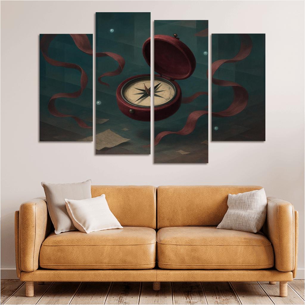 Velvet Compass Of Solitude abstract paintings frame