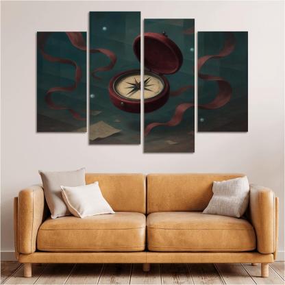 Velvet Compass Of Solitude abstract paintings frame