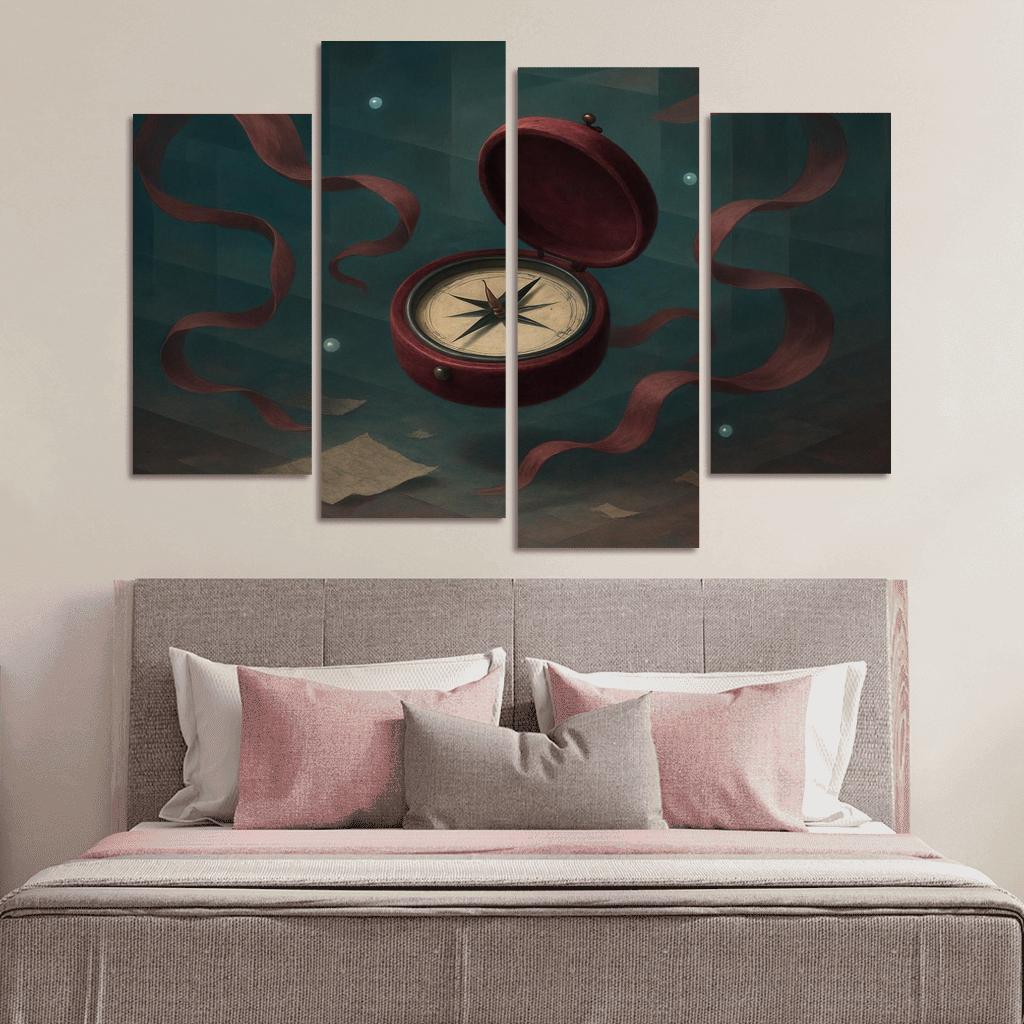 Velvet Compass Of Solitude abstract paintings frame