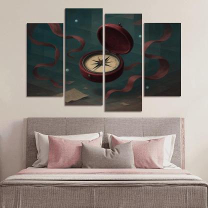 Velvet Compass Of Solitude abstract paintings frame