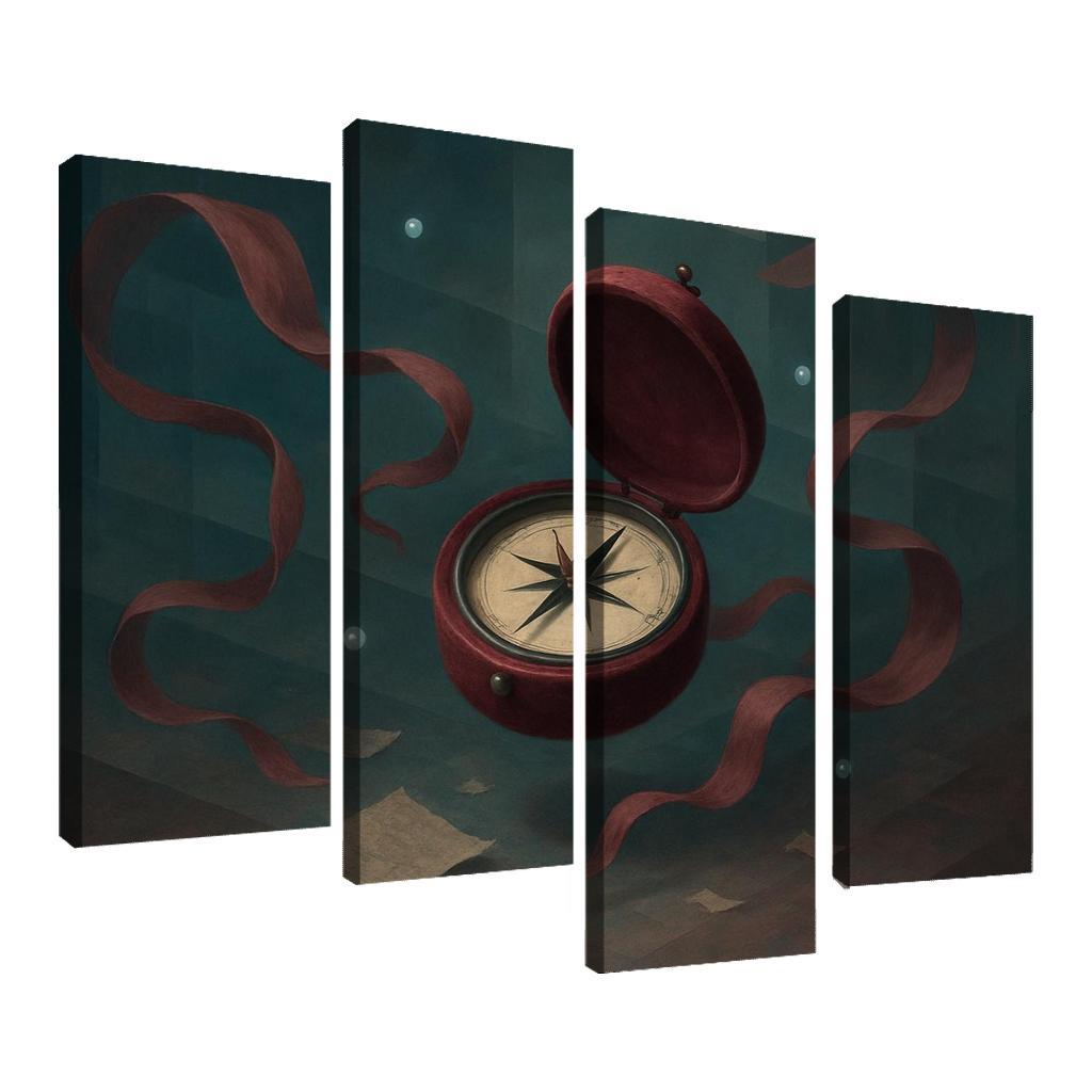 Velvet Compass Of Solitude abstract paintings frame