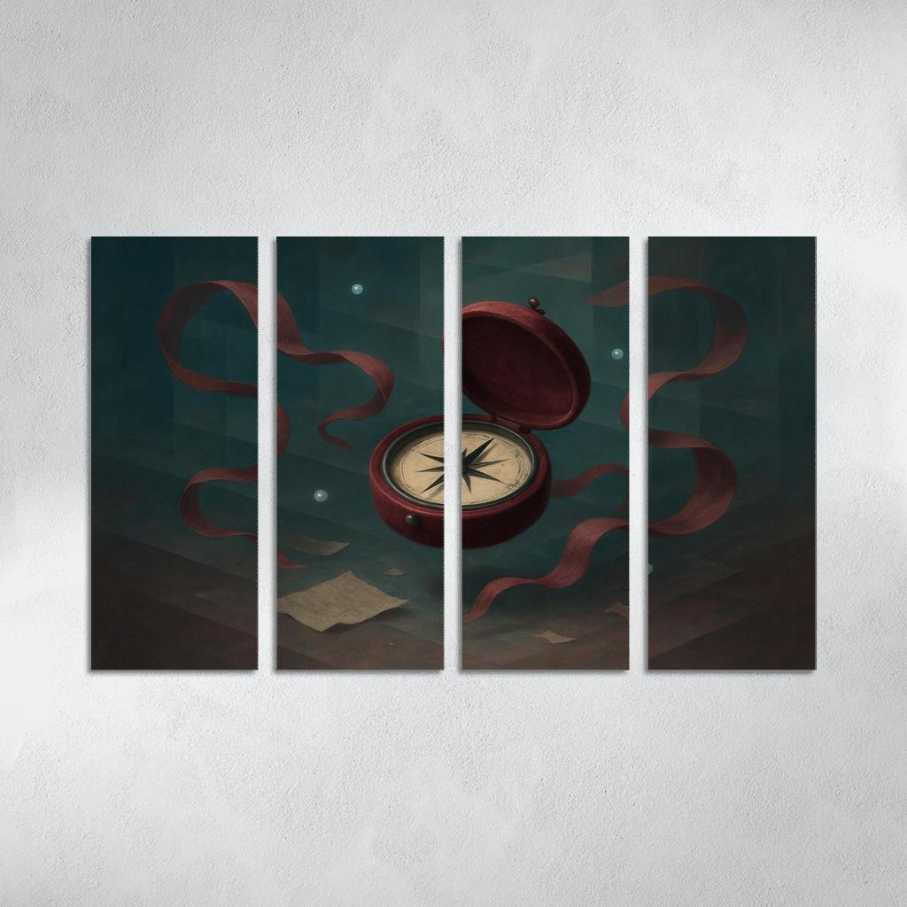 Velvet Compass Of Solitude abstract paintings frame