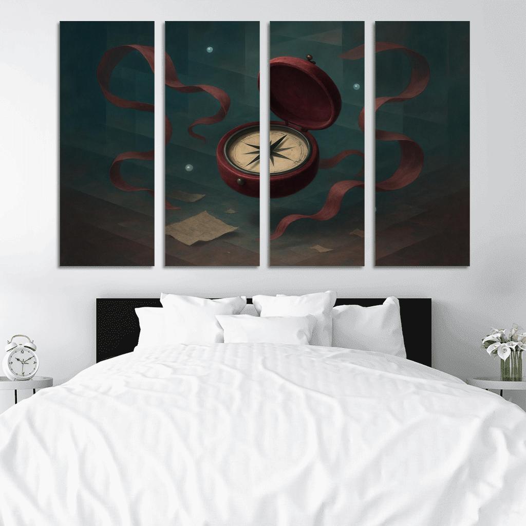 Velvet Compass Of Solitude abstract paintings frame