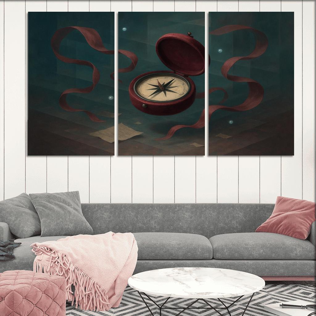 Velvet Compass Of Solitude abstract paintings frame