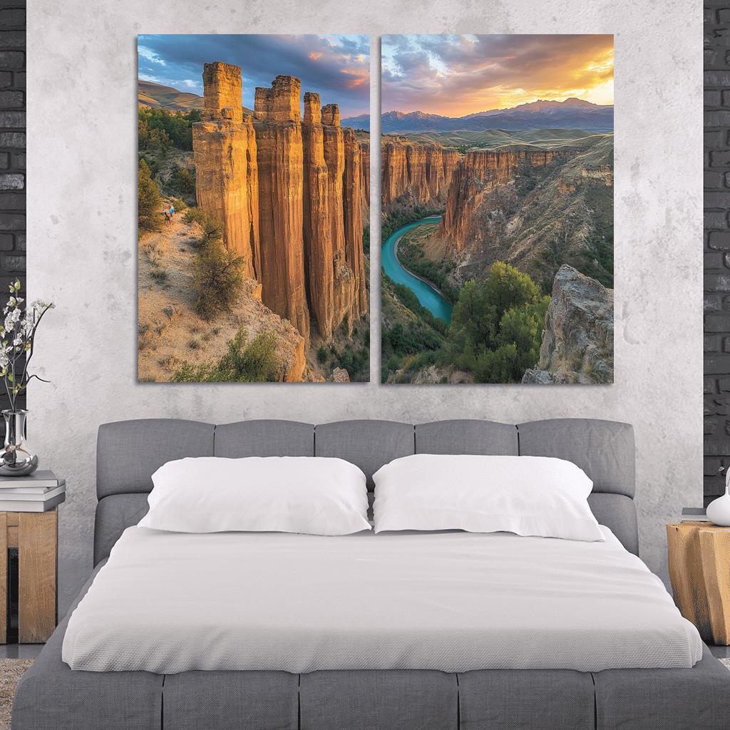 Charyn Canyon Valley Of Castles modern paintings frame