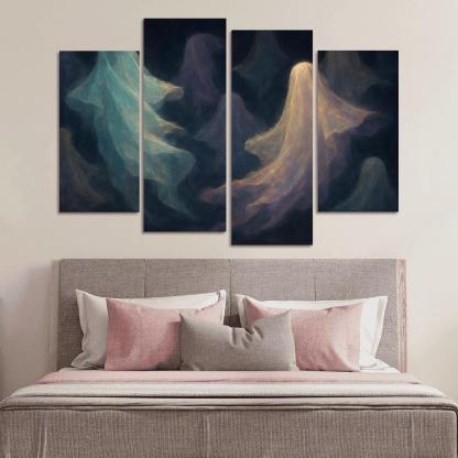 Luminescent Veils Of Memory framed paintings