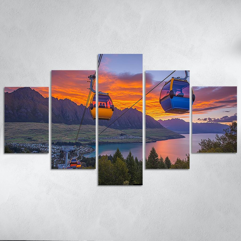 Skyline Gondola modern paintings frame
